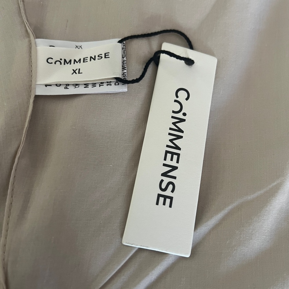 Commense Back Zipper Peplum Flare Top - Picture 14 of 15